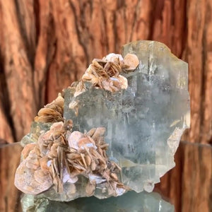 9.5cm 455g Aquamarine from Nagar Mine, Gilgit-Baltistan, Pakistan