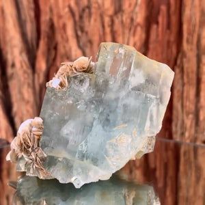 9.5cm 455g Aquamarine from Nagar Mine, Gilgit-Baltistan, Pakistan