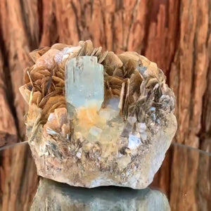9cm 990g Aquamarine from Nagar Mine, Gilgit-Baltistan, Pakistan