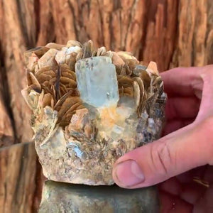 9cm 990g Aquamarine from Nagar Mine, Gilgit-Baltistan, Pakistan