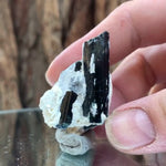 4.5cm 27g Black Tourmaline and Feldspar, Chubala Mine, Gilgit-Baltistan, Pakistan