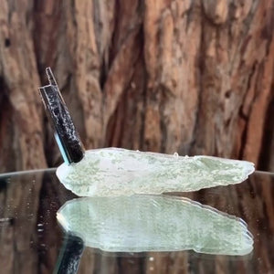 8.5cm 55g Black Tourmaline and Himalayan Quartz, Gon Mine, Gilgit-Baltistan, Pakistan