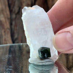 5.5cm 23g Black Tourmaline and Himalayan Quartz, Gon Mine, Gilgit-Baltistan, Pakistan