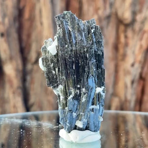 5.7cm 40g Black Tourmaline from Chubala Mine, Nid, Shigar district, Gilgit-Baltistan, Pakistan
