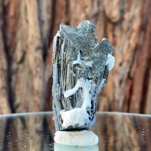 5.7cm 40g Black Tourmaline from Chubala Mine, Nid, Shigar district, Gilgit-Baltistan, Pakistan