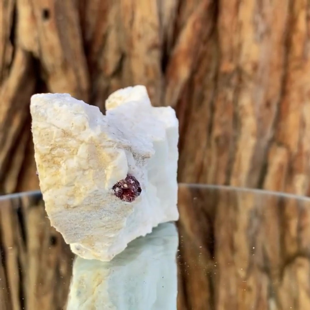 9cm 216g Garnet from Skardu, Pakistan