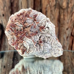 10cm 260g Red Spessartine Garnet, Tongbei, Fujian, China