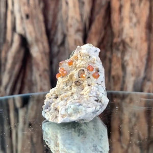 7.5cm 105g Garnet and Quartz, Tongbei, Fujian, China