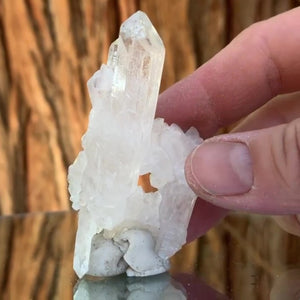 6.5cm 30g Himalayan Clear Quartz Cluster, Skardu, Pakistan