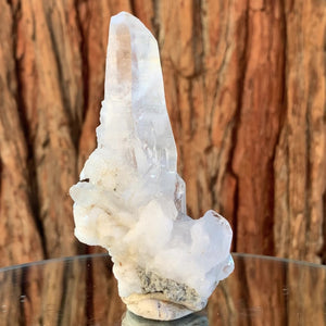 10cm 135g Himalayan Clear Quartz & Muscovite Mica, Hashupi Mine, Shigar, Gilgit-Baltistan, Pakistan
