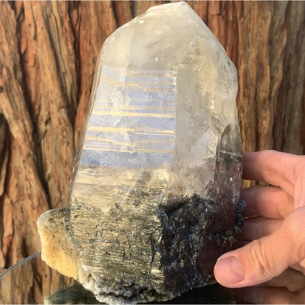 19.5cm 3.04kg Himalayan Clear Quartz, Tormiq Mine, Roundu Valley, Skardu, Gilgit -Baltistan, Pakistan