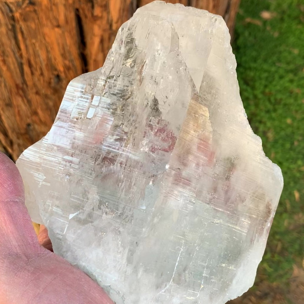 14cm 1.21kg Himalayan Clear Quartz, Tormiq Mine, Roundu Valley, Skardu, Gilgit -Baltistan, Pakistan