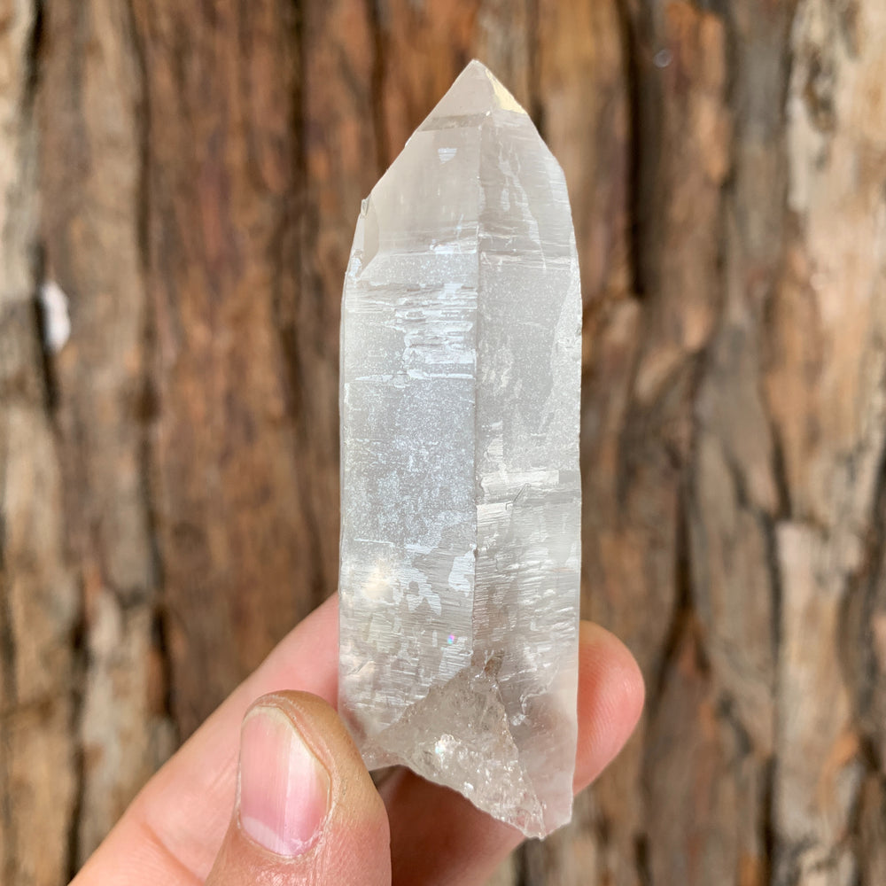 
            
                Load image into Gallery viewer, 8.3cm 74g Himalayan Clear Quartz Crystal Stone from Skardu, Pakistan
            
        