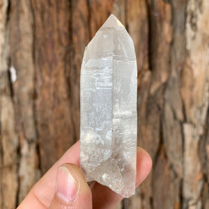 8.3cm 74g Himalayan Clear Quartz Crystal Stone from Skardu, Pakistan