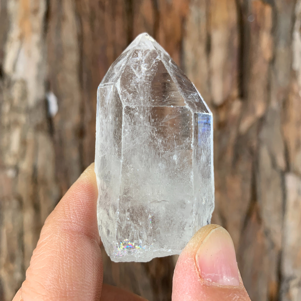 6cm 68g Himalayan Clear Quartz Crystal Stone from Skardu, Pakistan