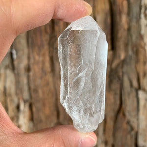 7.6cm 80g Himalayan Clear Quartz Crystal Stone Rock from Skardu, Pakistan