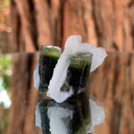 3.7cm 14g Tricolor Green Tourmaline w/ Clevelandite, Albite, Quartz from Tulga Mine, Astak Nala Roundu, Skardu, Pakistan