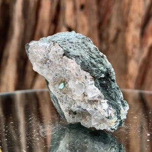 6cm 70g Green Sphene on Calcite from Shelisa Mine, Arundo, Shigar District, Gilgit-Baltistan, Pakistan
