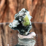 3cm 11g Green Sphene on Calcite from Shelisa Mine, Arundo, Shigar District, Gilgit-Baltistan, Pakistan