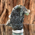 5cm 46g Green Sphene on Calcite from Shelisa Mine, Arundo, Shigar District, Gilgit-Baltistan, Pakistan