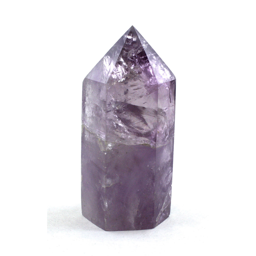 
            
                Load image into Gallery viewer, 85mm Natural Polished Amethyst Crystal Point Stone Wand 
            
        