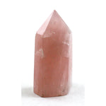 85mm Natural Polished Rose Quartz Crystal Point Stone Wand 