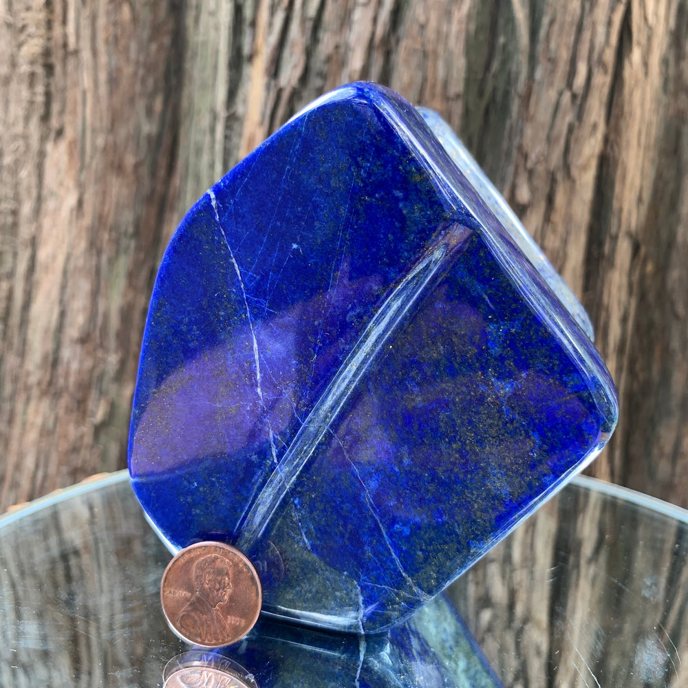 8.1cm 908g Polished Lapis Lazuli from Jundak Mine, Afghanistan