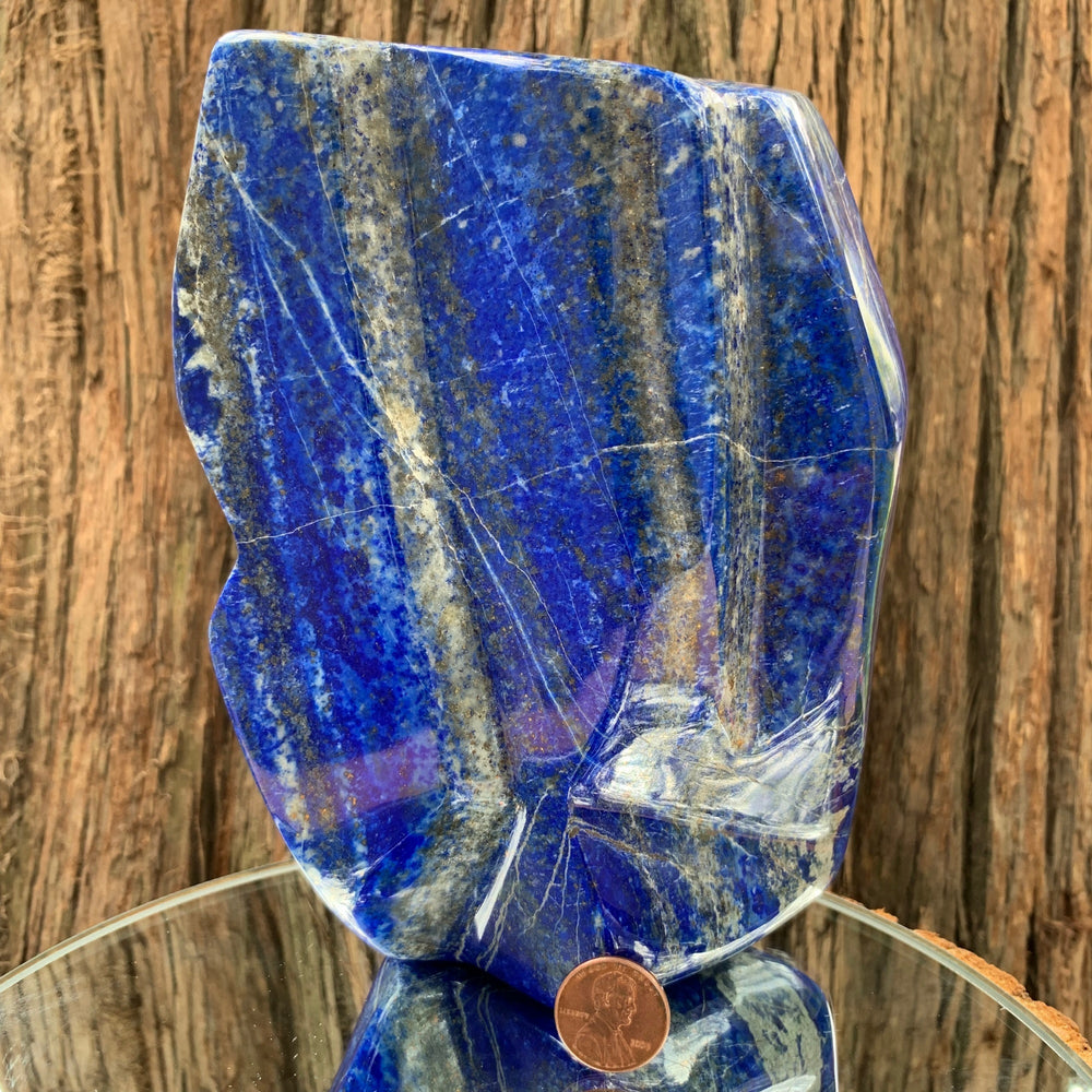 16.7cm 2.21kg Polished Lapis Lazuli from Jundak Mine, Afghanistan