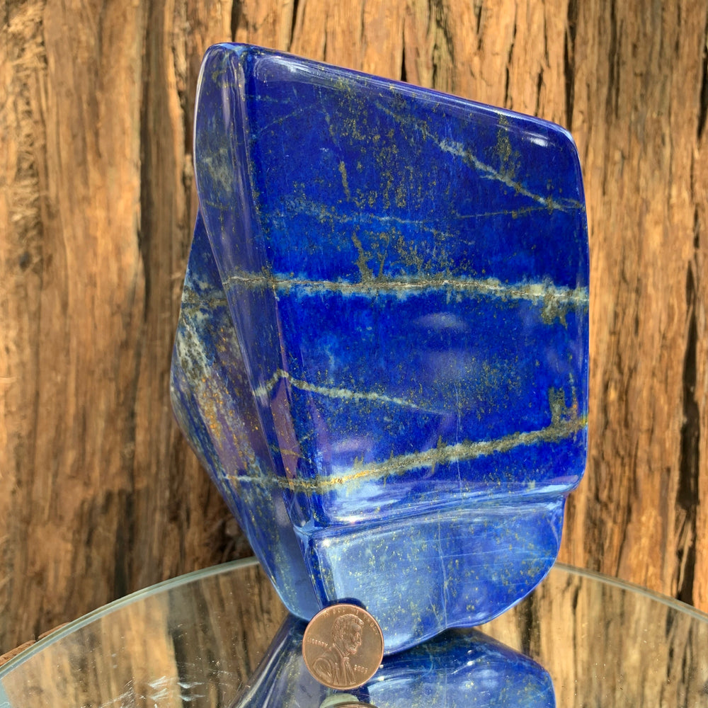 13.6cm 1.58kg Polished Lapis Lazuli from Jundak Mine, Afghanistan