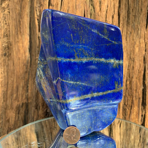13.6cm 1.58kg Polished Lapis Lazuli from Jundak Mine, Afghanistan