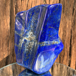 13.6cm 1.58kg Polished Lapis Lazuli from Jundak Mine, Afghanistan