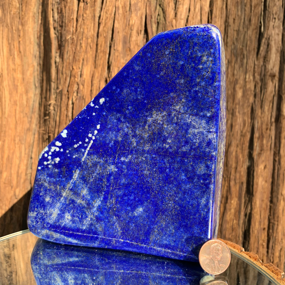 12.4cm 1.13kg Polished Lapis Lazuli from Jundak Mine, Afghanistan