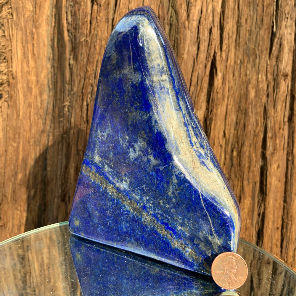 15cm 1.09kg Polished Lapis Lazuli from Jundak Mine, Afghanistan