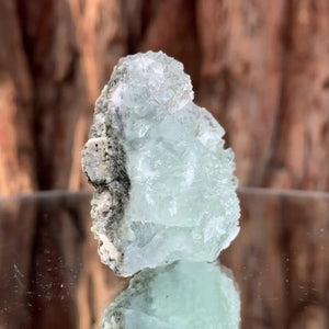 4.5cm 50g Mint Green Fluorite and Calcite, Xianghualing Mine, Hunan, China