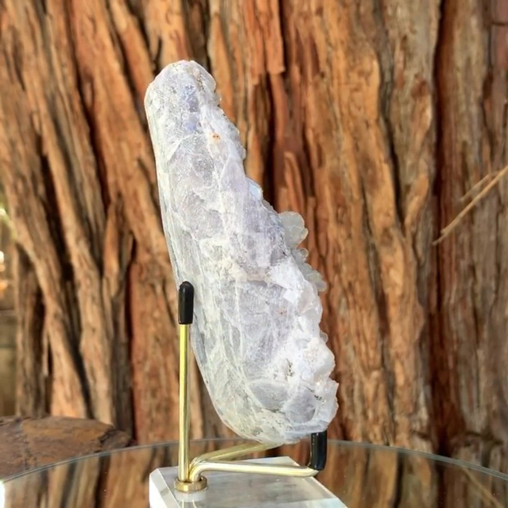 
            
                Load image into Gallery viewer, 12.5cm 380g Fluorite with Calcite from Manaoshan Mine, Hunan, China
            
        
