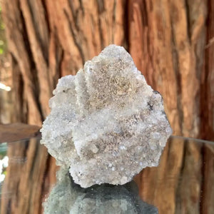 9cm 255g Fluorite with Calcite from Manaoshan Mine, Hunan, China