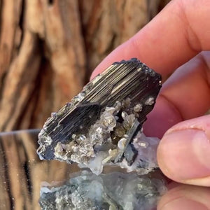 4.8cm 32g Wolframite & Quartz from Yaogangxian Mine, Hunan, China