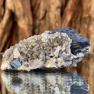 7.2cm 90g Wolframite & Quartz from Yaogangxian Mine, Hunan, China