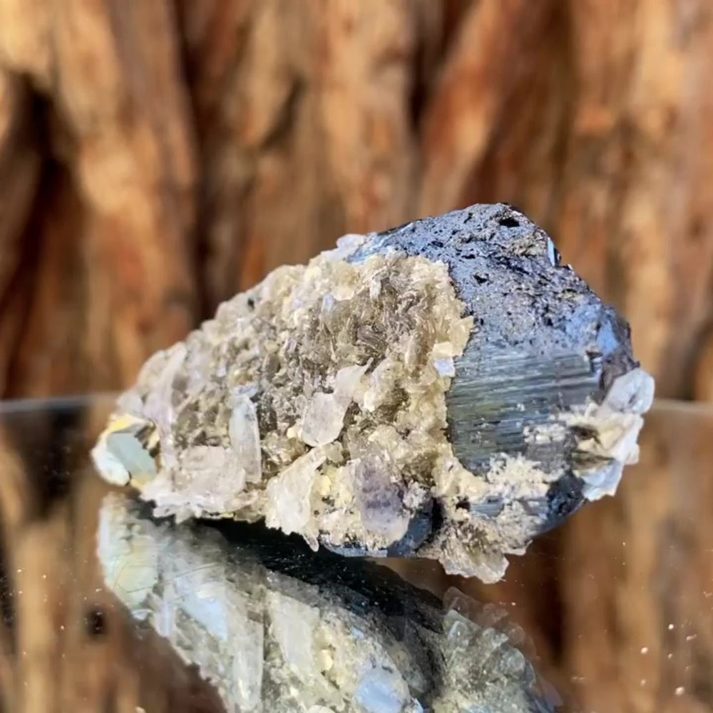 7.2cm 90g Wolframite & Quartz from Yaogangxian Mine, Hunan, China