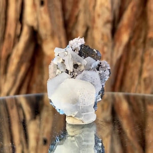 4cm 32g Wolframite & Calcite from Yaogangxian Mine, Hunan, China