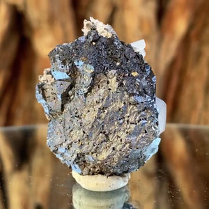 4cm 32g Wolframite & Calcite from Yaogangxian Mine, Hunan, China