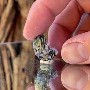 2cm 3g Wolframite & Quartz from Yaogangxian Mine, Hunan, China