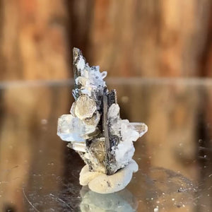 2cm 3g Wolframite & Quartz from Yaogangxian Mine, Hunan, China