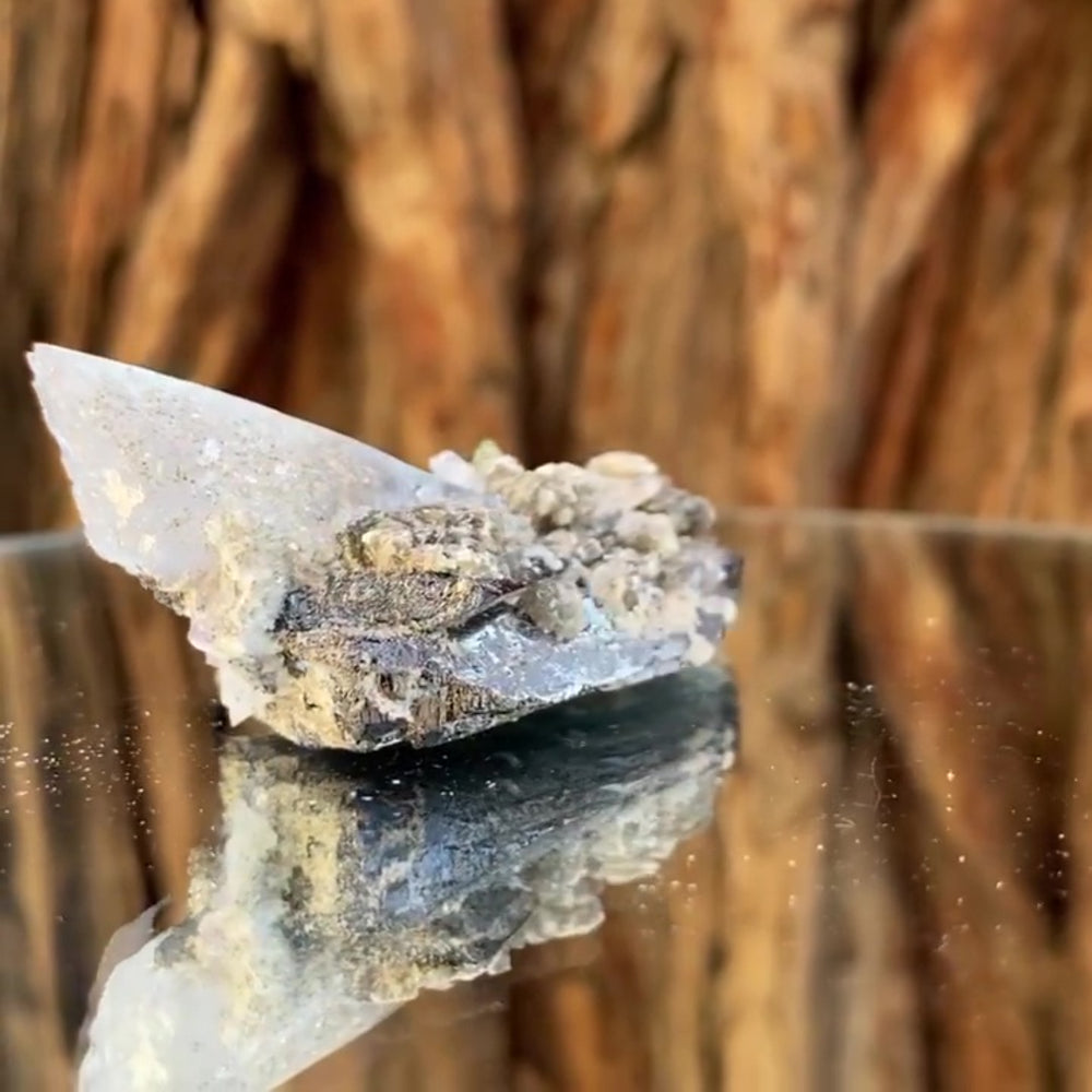 6cm 56g Wolframite & Quartz from Yaogangxian Mine, Hunan, China