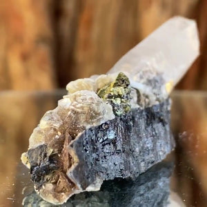 6cm 56g Wolframite & Quartz from Yaogangxian Mine, Hunan, China