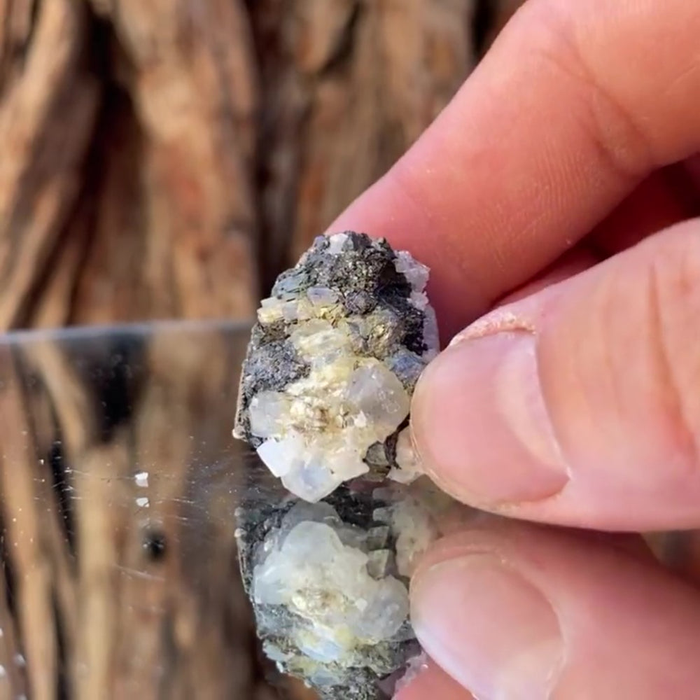 2.7cm 12g Wolframite & Quartz from Yaogangxian Mine, Hunan, China