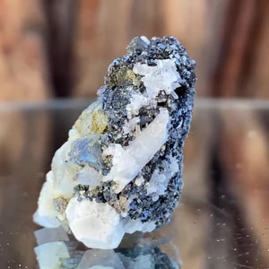 2.7cm 12g Wolframite & Quartz from Yaogangxian Mine, Hunan, China