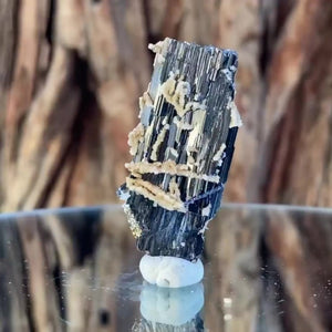 4.5cm 20g Wolframite & Calcite from Yaogangxian Mine, Hunan, China