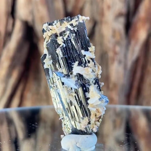4.5cm 20g Wolframite & Calcite from Yaogangxian Mine, Hunan, China