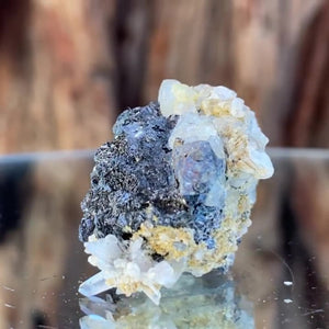 3cm 20g Wolframite & Quartz from Yaogangxian Mine, Hunan, China